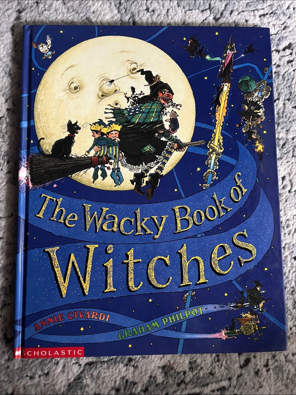 The Wacky Book of Witches Kids illustrated Book- out of print